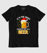 Wonderful Time For Beer Unisex Half Sleeve T-Shirt